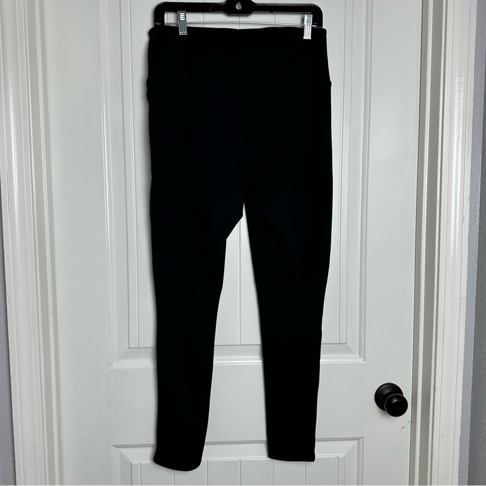 Gloria Vanderbilt classic black high waisted leggings size Large - Picture 3 of 6